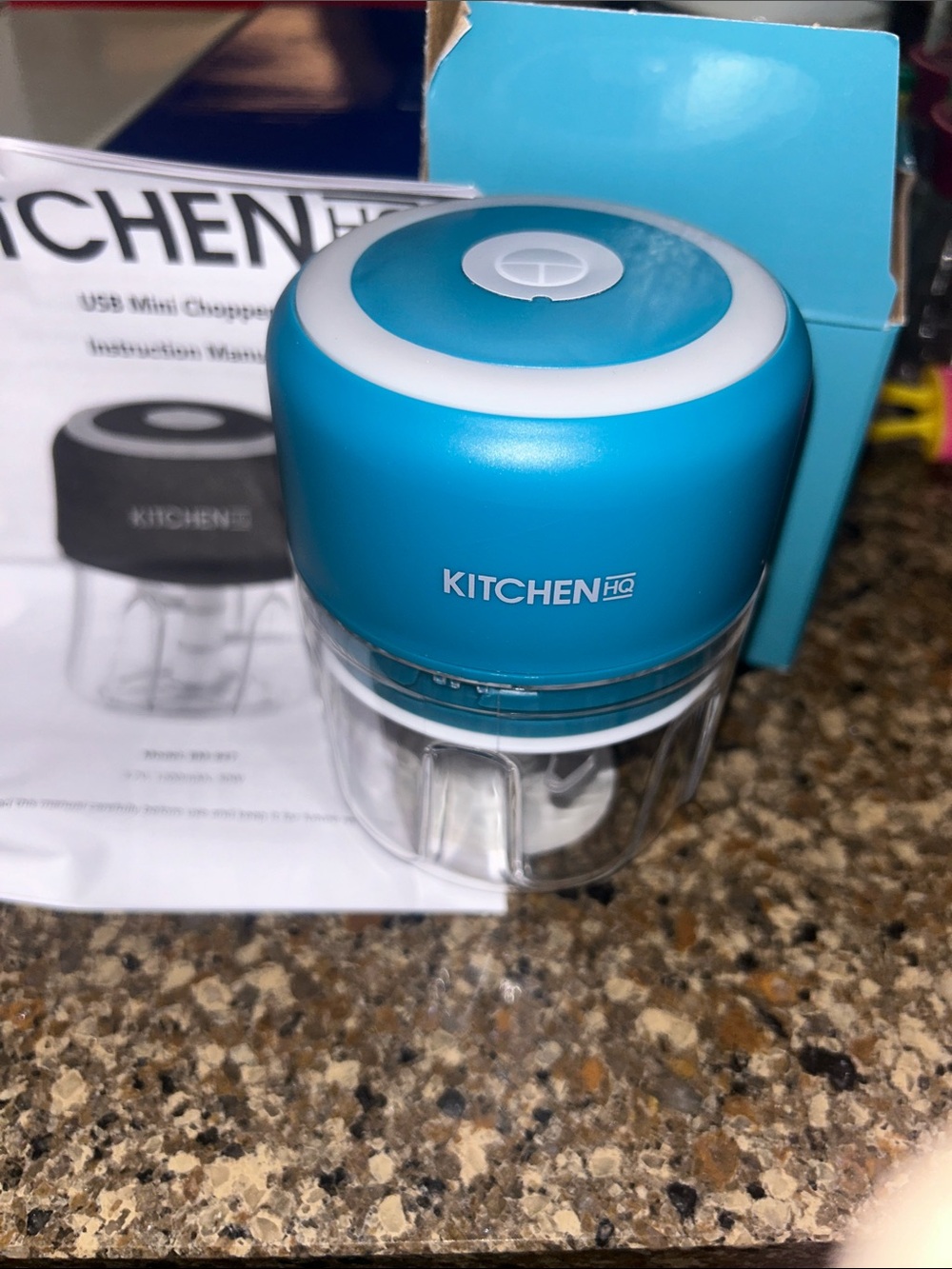 Kitchen HQ USB Mini Food Chopper - Compact Electric Prep NEW VARIOUS COLORS